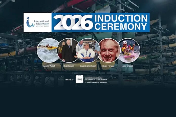 five paddlers recognized by Whitewater Hall of Fame