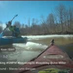 Kayaker Who Was Trapped Under Ice Shares Harrowing Encounter (Video) Image of a kayaker recovering another kayak on the Muskegon River in Michigan