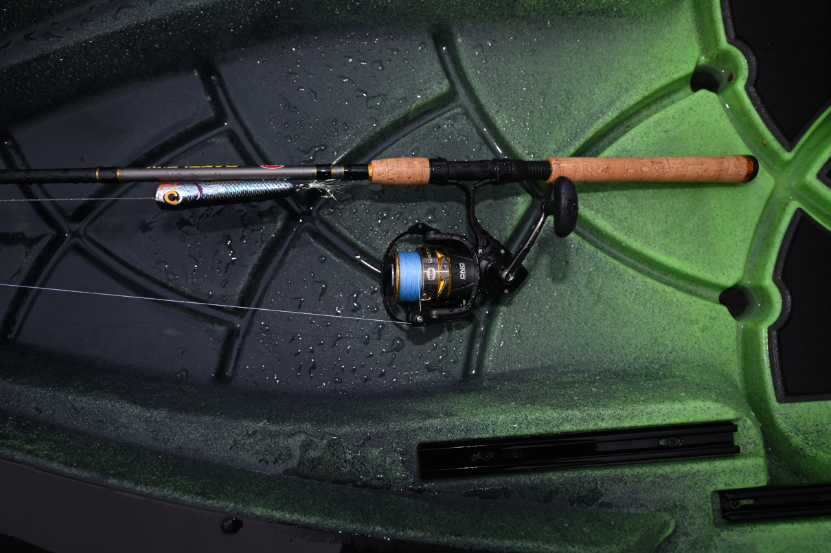 The Penn Battle IV spinning combo.