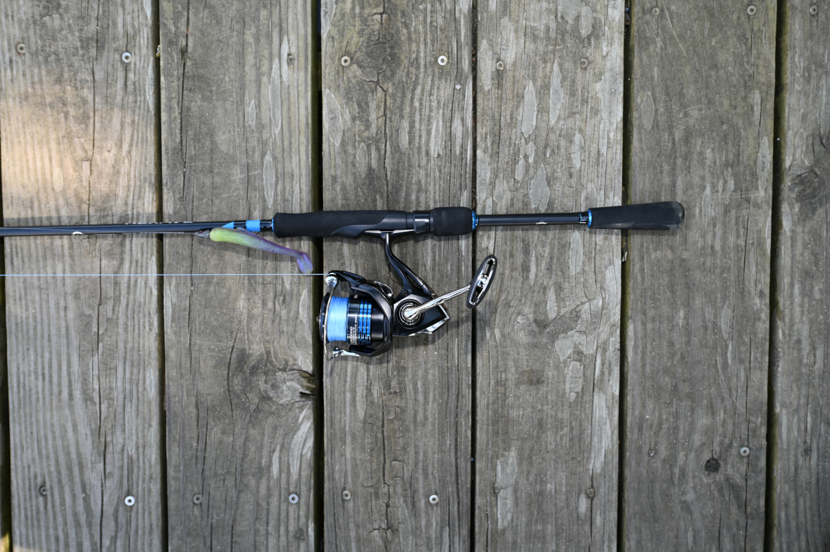 Shimano Nexave rod and reel.