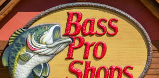 The One Spring Tackle Sale Anglers Won’t Want To Miss Bass Pro Shops logo on store exterior signage