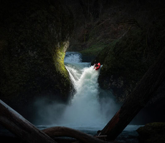 Behind The Scenes On The Photo Of A Lifetime JT Hartman drops Punch Bowl Falls at dusk