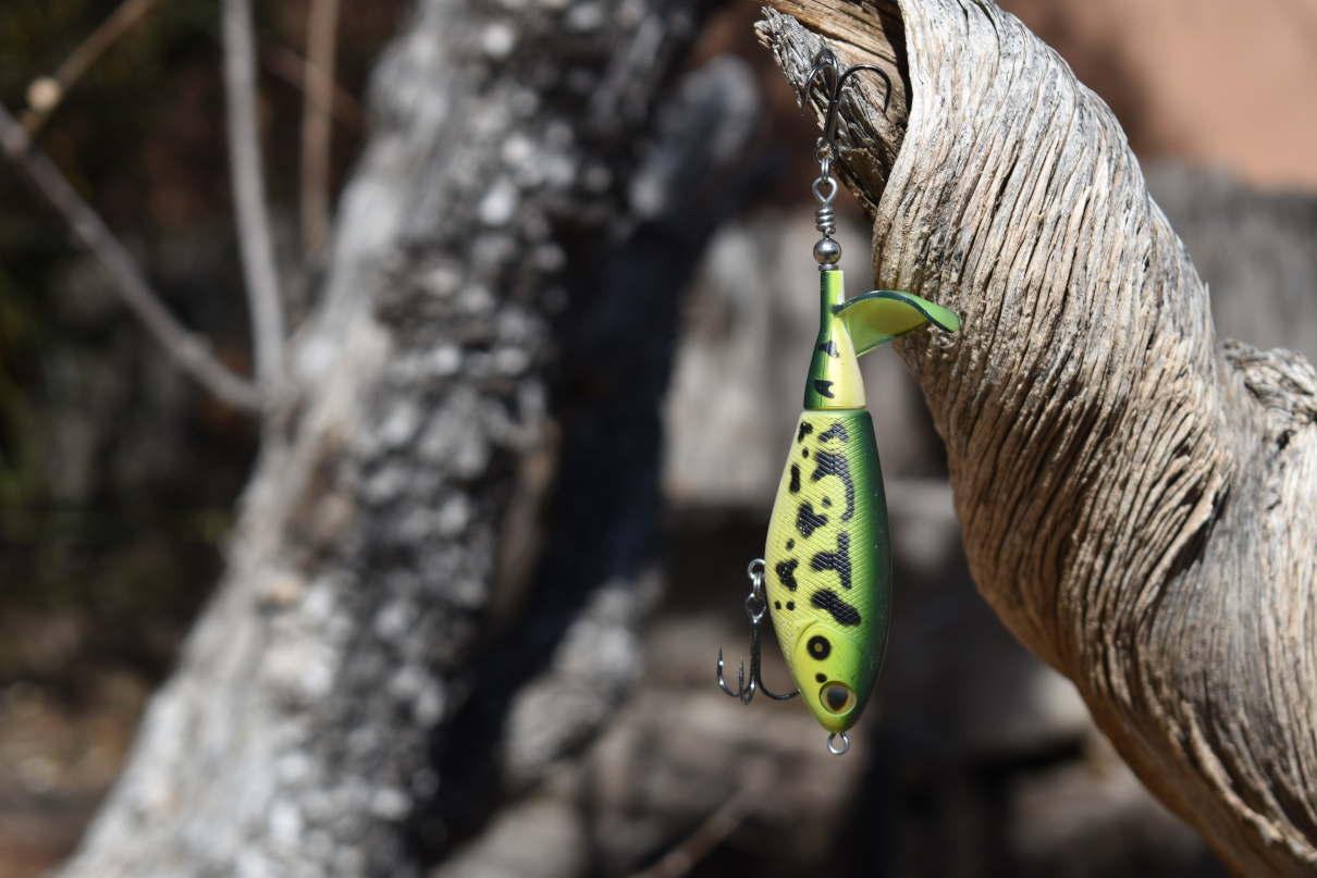 Whopper Plopper topwater lure for bass.