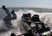 After Wipeout At 21 MPH, Angler Switches To Motorized Kayak After a wipeout, this angler decided to try out a fishing kayak
