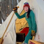 What’s In Editor Kaydi Pyette’s Paddle-in Shoulder Season Kit Paddling Magazine Editor Kaydi Pyette poses with a selection of her favorite shoulder season canoe camping gear
