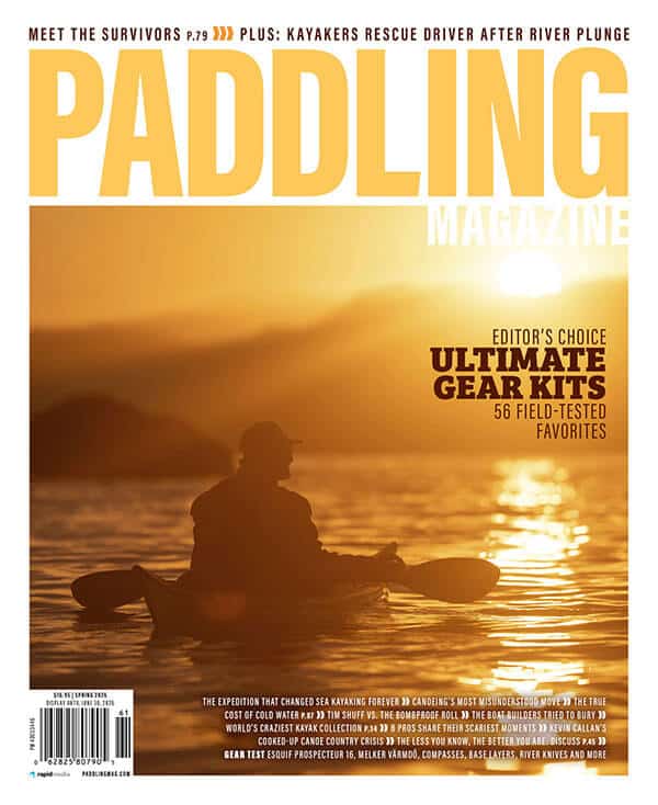 Cover of Issue 75 of Paddling Magazine