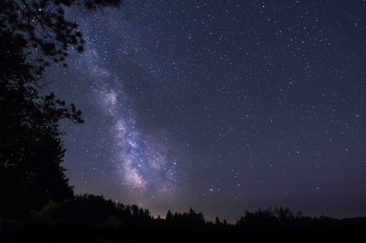 Night sky full of stars