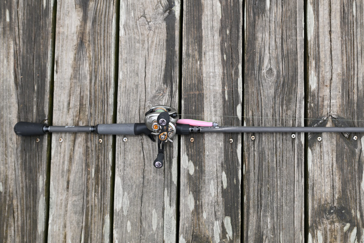 Lew's TP2 Series casting rod is perfect for beginner bass fishing.