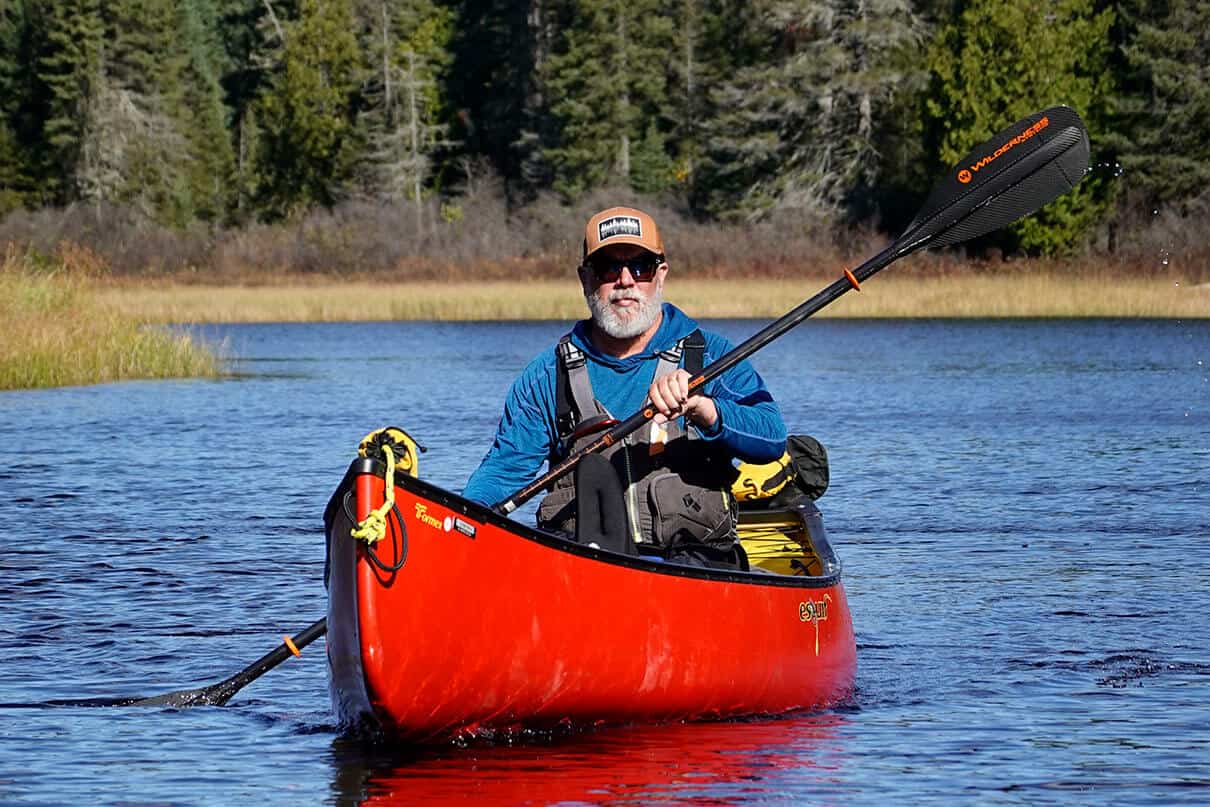 Paul Brittain paddles the Esquif Prospecteur 16