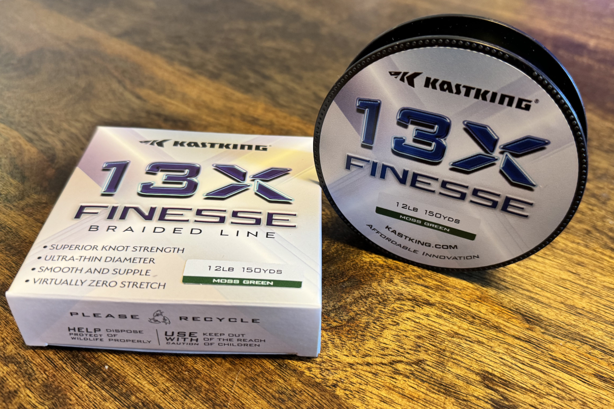 The KastKing 13X Finesse Braid couldn't be more different from the KastKing Hammer Braid.