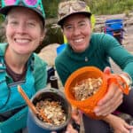 Trail Salads Are The Best Tripping Lunch You Don’t Know About Paddling Magazine editor-in-chief Kaydi Pyette and columnist Virginia Marshall pose at a canoe campsite with their trail salads