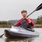 The Kayak From Australia Shaking Up The Inflatable Scene Editor Joe Potoczak paddling the Razor Edge Pro inflatable kayak.