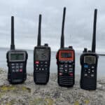Best Handheld VHF Radios For 2026 A collection of the best handheld VHF radios tested by Conor Mihell.
