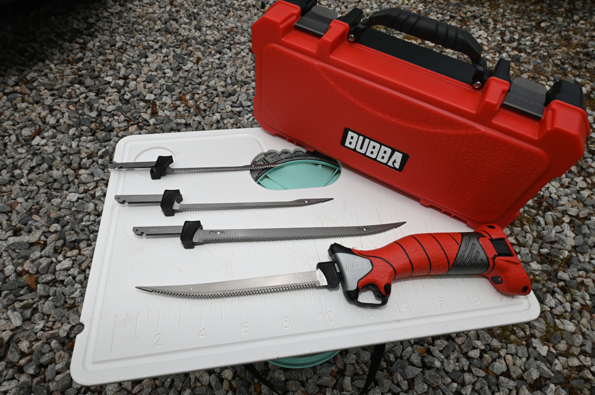 Bubba Pro Series Cordless electric fillet knife.