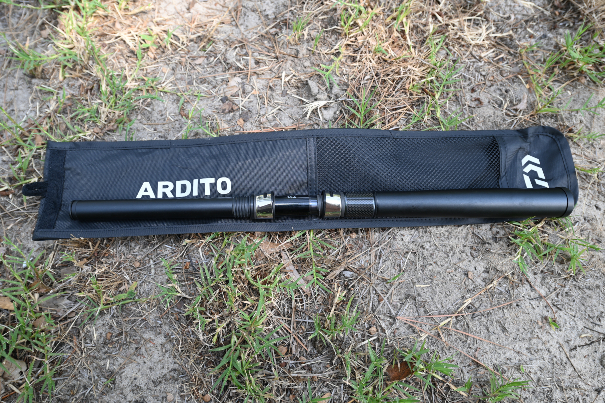 Daiwa Telescoping fishing rod.