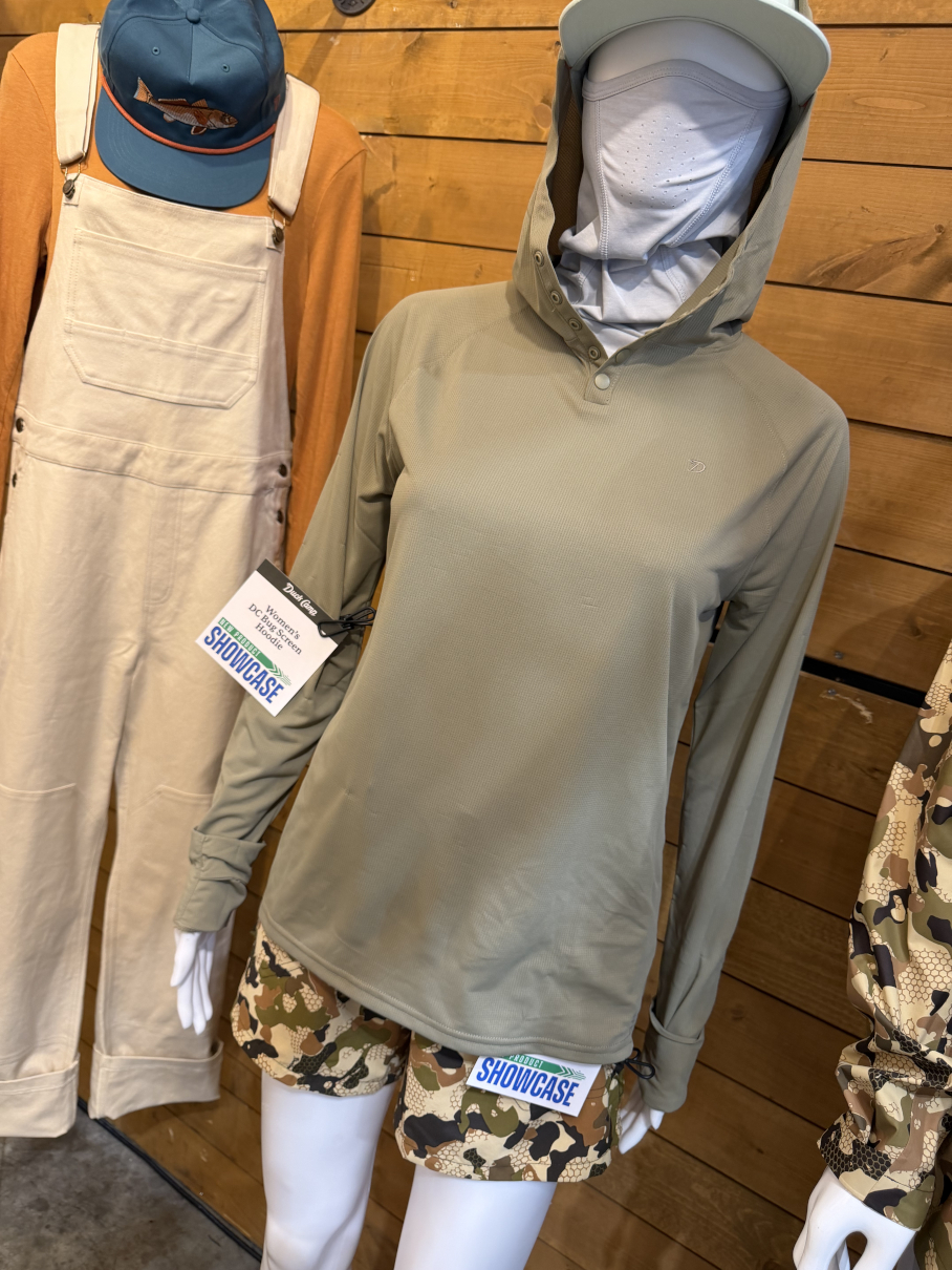 Duck Camp Women’s DC Bug Screen Hoodie.