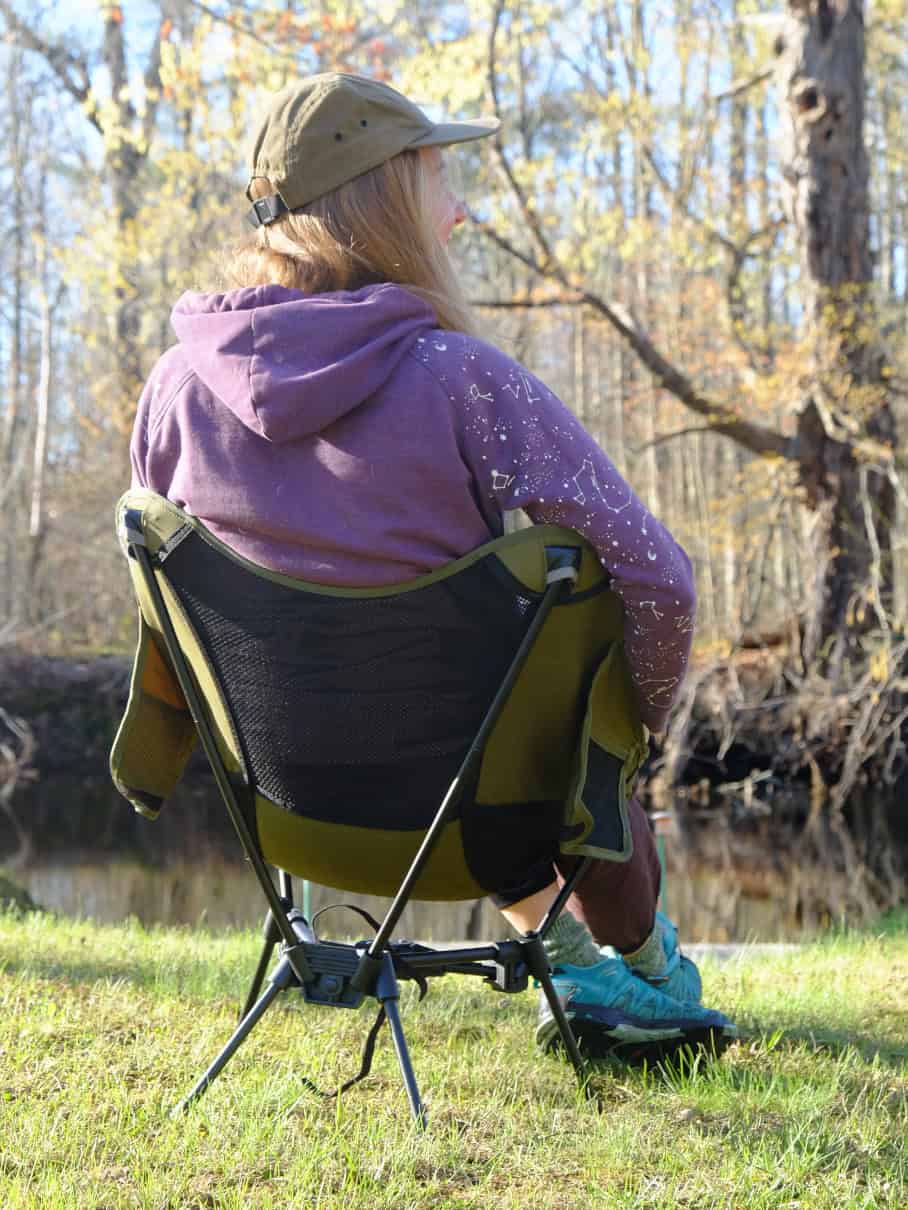 Moon Lence budget-friendly camp chair.