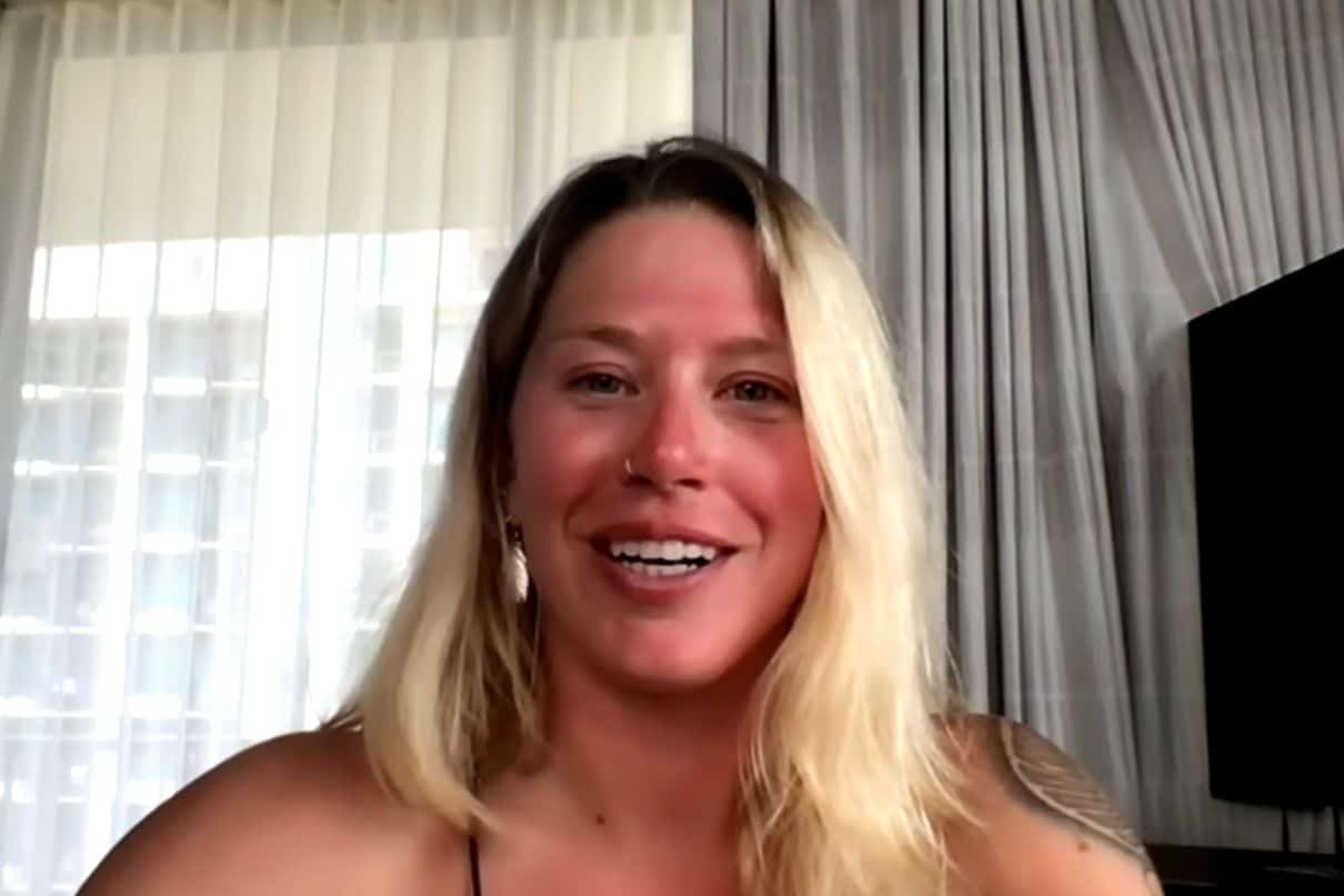 woman speaking