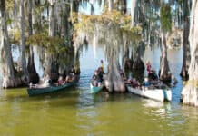 Have Kids, Will Paddle: Nikki Bettis Is Rebuilding Her Family One Expedition At A Time Nikki Bettis (back left) with her flotilla during the Mississippi River expedition