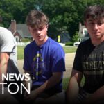 Teens Out Fishing Rescue Paddler After Kayak Overturns