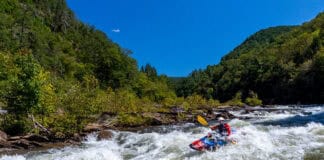 Where Whitewater Runs Deep Phoebe Lenhart at Tablesaw Rapid on the Ocoee River