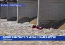 Tubing Tragedy Reveals Danger Of Low-Head Dams video capture from river rescue