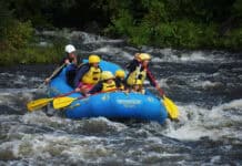 8 Essentials In Editor Brenna Kelly’s River Guiding Kit Brenna Kelly guides a whitewater river rafting trip with Wilderness Tours
