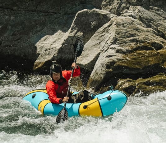 Inside Yak Van Dam’s Radical Return To River Yak Van Dam paddles whitewater in a packraft