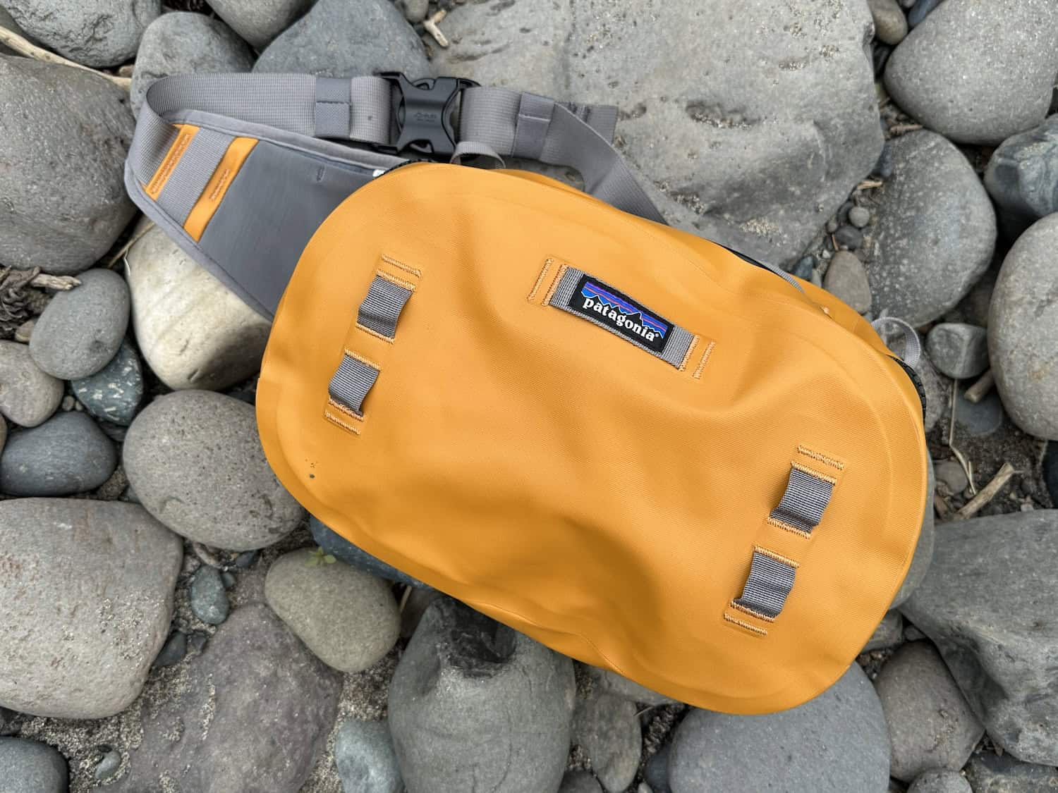 Patagonia Guidewater hip belt on the Beach