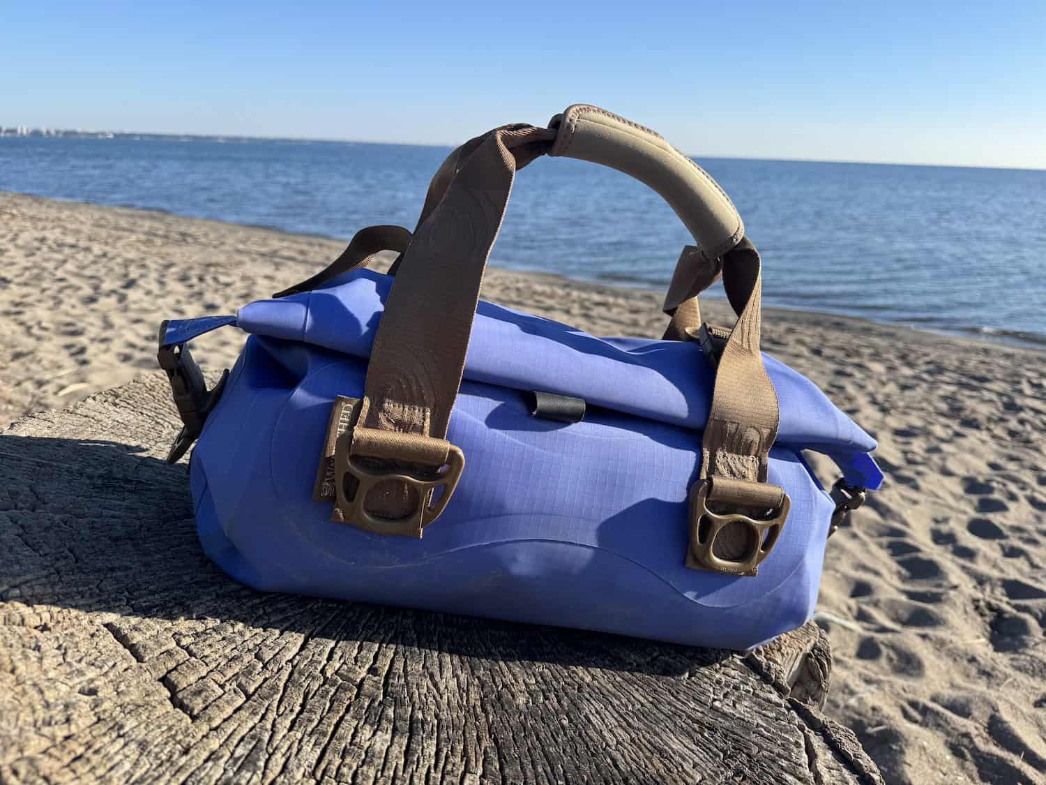 Ocoee dry bag from Watershed on shore