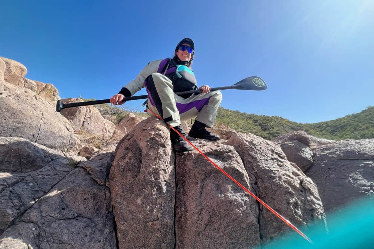 The Werner Ripstick is favored for surfing and whitewater.