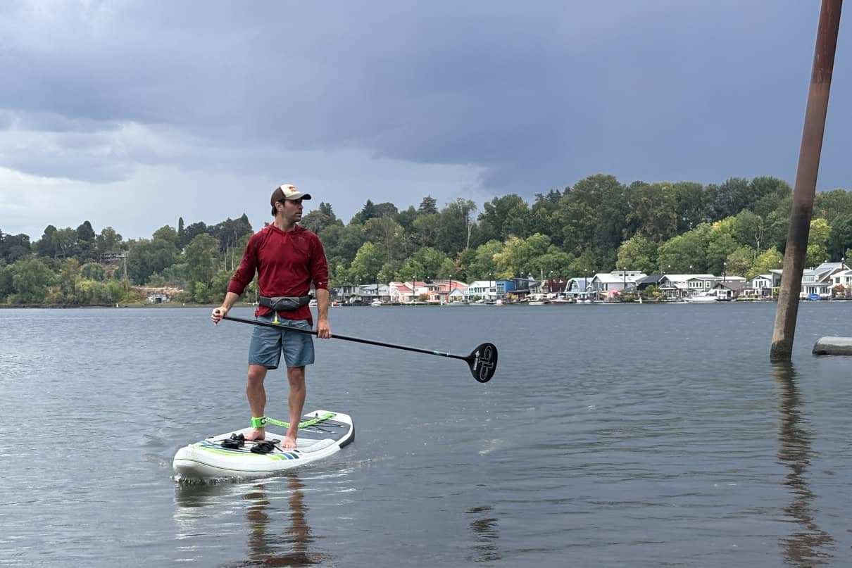 The Quickblade Stingray is an odd-shaped paddle that turns heads on the water.